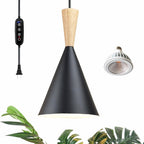 Hanging Grow Lights for Indoor Plants, Full Spectrum, with Timer and 15FT Power Cord, 20W Pendant Plant Lights for Indoor Growing, Large Tall Plant, Garden, Flowers, Greenhouse.
