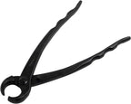 Wazakura Hand Forged Knob Bonsai Cutter Made in Japan 8-1/4 inch (210mm), Japanese Gardening Tools, Round Edge Concave Branch Cutter Black