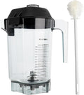 For Vitamix Blender Pitcher 48oz Fit for Quiet One VM0100A 15978 16016 36019 VM0145 Commercial BarBoss Advance Drink Machine Touch & Go Blender Container Cup Jar Jug Parts(with a cleaning bursh)
