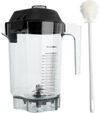 For Vitamix Blender Pitcher 48oz Fit for Quiet One VM0100A 15978 16016 36019 VM0145 Commercial BarBoss Advance Drink Machine Touch & Go Blender Container Cup Jar Jug Parts(with a cleaning bursh)