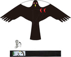 Bird Hawk Flying Kite Without Pole for Crops Farm Protector Bird Scarer Flying Kites - Style C Kite Without Pole