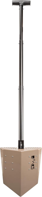 DMOS Delta Shovel - Collapsible Heavy-Duty Steel Folding Shovel for Camping, Overlanding, Survival, Military, Hunting, & Off-Road Use - Flat Dark Earth - Pro