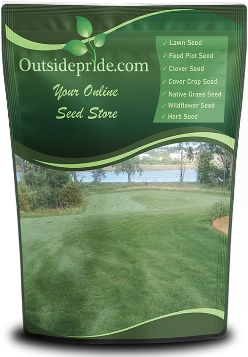 Outsidepride Combat Extreme Transition Zone Grass Seed Blend for Lawn 50 lbs - Fine, Medium Leaf Blades & Dense Turf for Sun, Shady & High Traffic Areas w/OptiGrowth Coating for Seed Enhancement