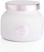 Capri Blue Volcano Scented Candles - Luxury Glass Jar Candles for Home Scented with Tropical Fruit & Sugared Citrus - Soy Wax Blend - Capri Blue Volcano - White Color (8 oz)