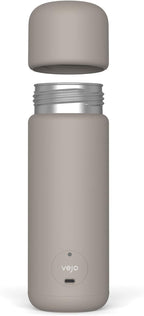Vejo Personal Blender Powder-Powered Blending System | No Shaking | No Clumps | No Prep | Easy One-Button Design | USB Rechargeable Blender | Grey