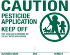 Lawn Treatment Application Stakes & GEORGIA Signs (Premium Style Stakes / 500 pc. Pack)