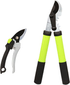 Loppers for Tree Trimming, Heavy Duty Branch Cutter Pruner with Gear Technology, Labor Saving Pruning Shears Gardening Tools Tree Clippers Tree Trimmer up to 1.3 Inch Clean Cut Capacity