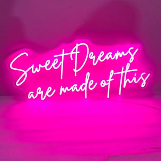 Sweet Dreams are made of this Neon Sign, Sweet Dreams Led Sign, Wall Art Sign Size:H13 xW28inches