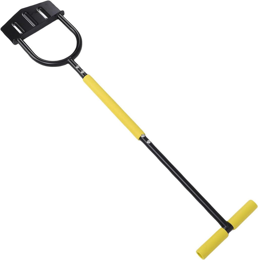 Sturdy Stainless Steel Edger Lawn Tool with T Handle for Precise Lawn Edging - Half Moon Design for Garden, Flower Bed, Sidewalk, Driveway