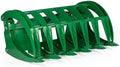 Titan Attachments 72" HD Root Grapple Rake Attachment, Fits John Deere Hook & Pin Tractors, Twin 3,000 PSI Cylinders, Clears Rocks, Logs, Brush, & Debris, Tractor Accessories & Attachments
