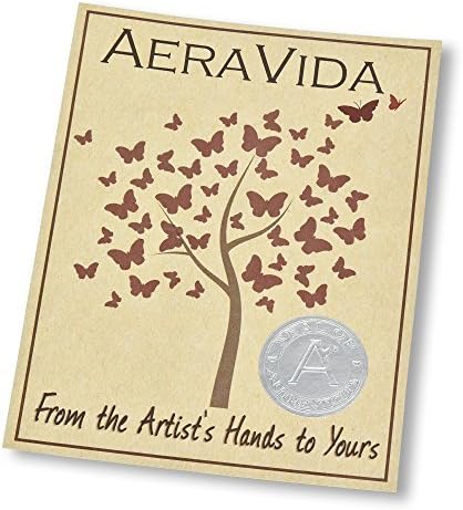 Aeravida Chic Bottle Shaped Faded Stain Brown to Black Mango Tree Wood Vase | Modern Flower Vase | Mango tree Wood Flower Vase| Handmade Home Office Table Vase| Flower Vases Decorative for Living Room