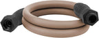 Flexzilla Colors SwivelGrip Garden Hose 5/8 in. x 5 ft., Lightweight All-Weather Water Hose, Durable and Flexible, Leak-Free Connections, Brown Mulch