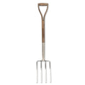Spear & Jackson Traditional Stainless Steel Digging Fork, Heavy Duty Durable Stainless Steel Garden Tool, Ideal for Digging, Aerating, and Turning Soil