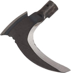 Luqeeg Weeding Sickle, High Manganese Steel Double Sickle Gardening Multipurpose Manual Agricultural Weeding Tools for Gardening Tools (Single Cutter Head)