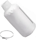 30 Micron Dust Collector Bag with Clamp, 4'' Universal Vacuum Filter Bag for Table Saw, Planer, Woodworking Tools - Fits DEWALT DW735, DW734, Grizzly, Delta, Shop Fox, Rockler & Most Dust Collectors