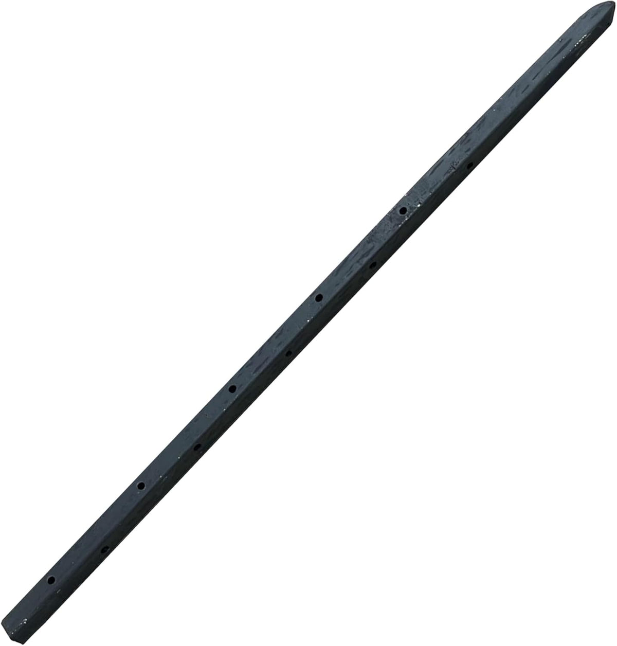 Sandbaggy Square Steel Concrete Form Stakes with Nail Holes - 5/8" Wide - Rust Resistant Coating - Removable, Reusable - Construction Grade Stakes (24 inch, 50)