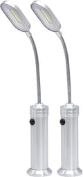 BBQ Grill Lights Magnetic Base Super-Bright LED Lights-360 Degree Flexible Gooseneck, Weather Resistant, Task Lighting Barbecue Grilling, 2 Pack