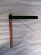 Shingle Froe Tool and Kindling Axe for Splitting Firewood,15in Premium Forged Blade Shingle Froe with 18in Wooden Handle, Kindling Axe, Wood Froe Tool