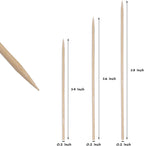 Bamboo Plant Stakes,HAINANSTRY Wood Plant Supports,Natural Bamboo Sticks for Plants/Floral/Potted Plant,Wooden Sign Posting Garden Sticks - 14 Inches 25 Pack