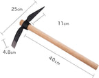 Garden Hoe Pick, 15.7 Inch Weeding Mattock Hoe Garden Pick Axe Multipurpose Gardening Hand Tool for Gardening Cultivator Weeding Seeding Turning Soil ﻿