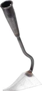 DOITOOL Iron Triangle Garden Hoe 12.4 Inch Weeding Hoe Stainless Steel Blade Manual Weeder Garden Tool for Weeding Gardening Loosening Edging Cultivating Farm