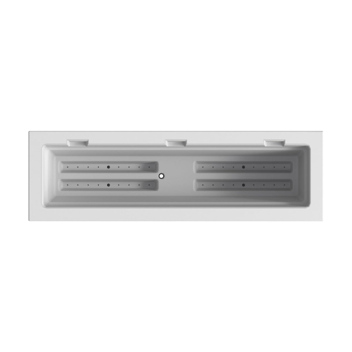 Mayne Fairfield 36in Self-Watering Rectangular Window Box Planter, White
