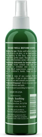 Bug Soother Spray (3, 4oz) - Natural Mosquito, Gnat & Insect Deterrent & Repellent with Essential Oils - 100% DEET-Free Safe for Adults, Babies, Pets, & Environment - Made in USA - Includes 1 oz