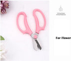 Gardening Scissor Black Sharp Blade Steel Alloy Garden Shears for Cutting Flowers Trimming Plants of Yard Florist Rose Herb Hedge and Fruits Picking