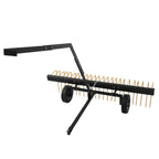 60 Inch ATV Tow Behind Durable Corrosion Resistant Steel Pine Straw Rake