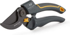 Woodland Tools Co. Duralight Bypass Pruning Shears – 5/8" Cut Capacity, Lightweight Hand Pruner, High Carbon Steel Blade, Adjustable Lock, Internal Spring, Soft Grip Garden Tool for Plants and Shrubs