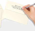 LUXPaper A7 Invitation Envelopes | Peel & Press | 5 1/4" x 7 1/4" | Champagne Metallic | 80lb. Text | 50 Qty