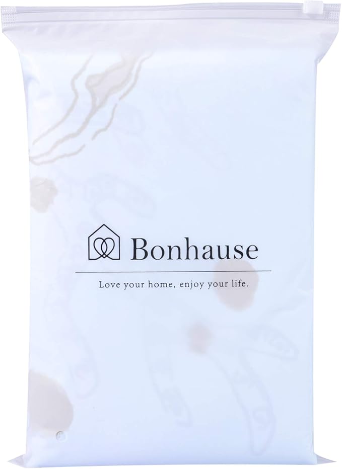 Bonhause Coastal Seahorse Shower Curtain, Blue Ocean Beach Starfish Coral Underwater Bathroom Curtain 72 x 72 Inch Polyester Fabric Waterproof Bath Curtain with 12 Hooks