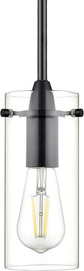 Black Pendant Lights Kitchen Island - Small Clear Glass Pendant Light Fixture