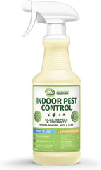Mosquito Magician Indoor Pest Spray – Design for Indoor Use to Neutralize Spiders, Roaches, Ants & Flies with Plant-Sourced Essential Oils, Efficient Ready to Use Home Pest Spray – Lemongrass, 32 OZ