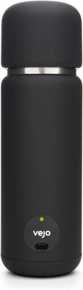 Vejo Personal Blender Powder-Powered Blending System | No Shaking | No Clumps | No Prep | Easy One-Button Design | USB Rechargeable Blender | Black