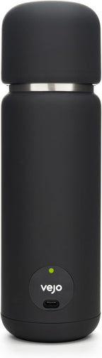 Vejo Personal Blender Powder-Powered Blending System | No Shaking | No Clumps | No Prep | Easy One-Button Design | USB Rechargeable Blender | Black
