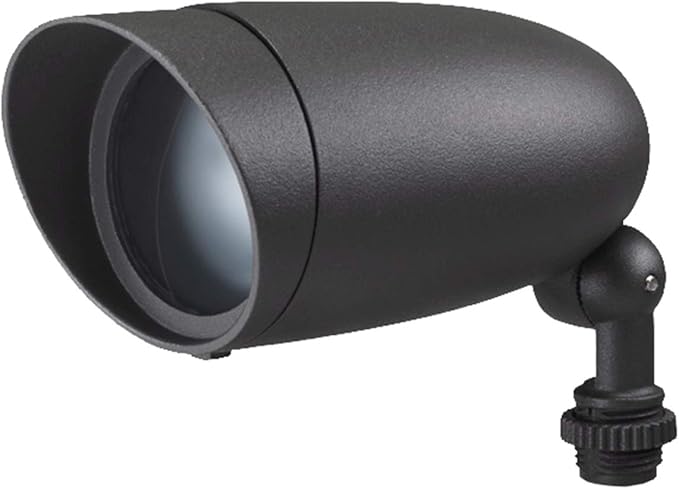 Nuvo Lighting 62/1203 LED Landscape Flood Fixture, Dark Gray, 9W, 120V, 3000 Kelvin Temp, 900 Lumens Output, 50000 Average Rated Hours, Circular LED Module Bulb, Rugged Construction 6.25 in