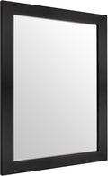 Ruomeng Wall Mirror Rectangle Decorative Mirror 12" x 16" for Entryway, Bedroom, Living Room, Black