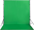 Green Screen Backdrop 6x9ft Photo Backdrop Chromakey Muslin Portrait Green Backdrop for PS Keying/Video Creation/Studio Portrait Shoots