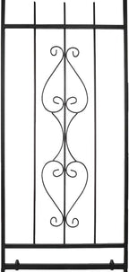Outvita 7.5Ft Garden Arch Arbor, Steel Frame Stand Trellis, Arbour Archway for Wedding Ceremony Decoration Plant Climbing Rose Vines Lawn Courtyard Patio Pathway Black