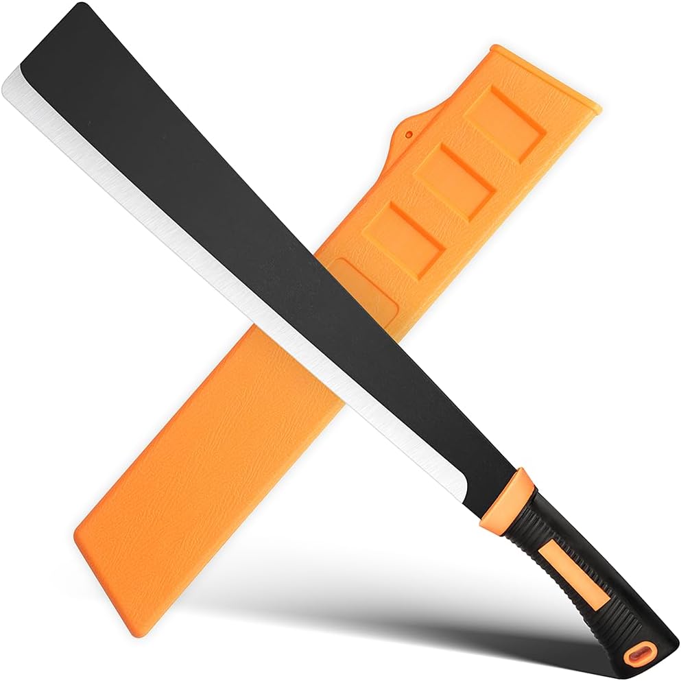 Billhook Sickle Machete for Yard Work Cutting Trees Heavy Duty machetes Mexicanos de Trabajo Best Machete Camping,Gardening Machete,Land Management,Hunting and Outdoor.