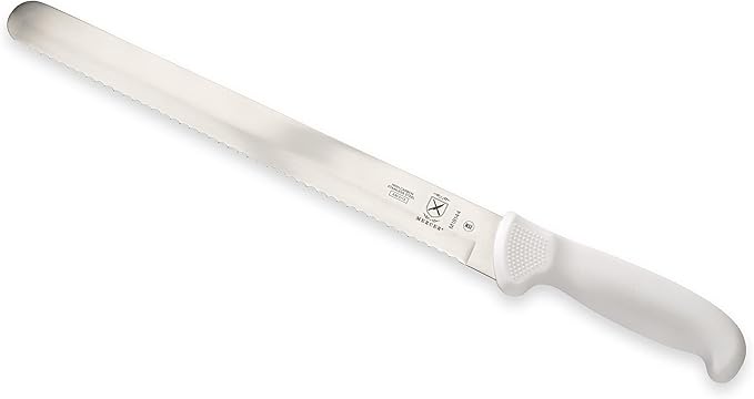 Mercer Culinary Ultimate White 12" Wavy Edge Slicer Knife
