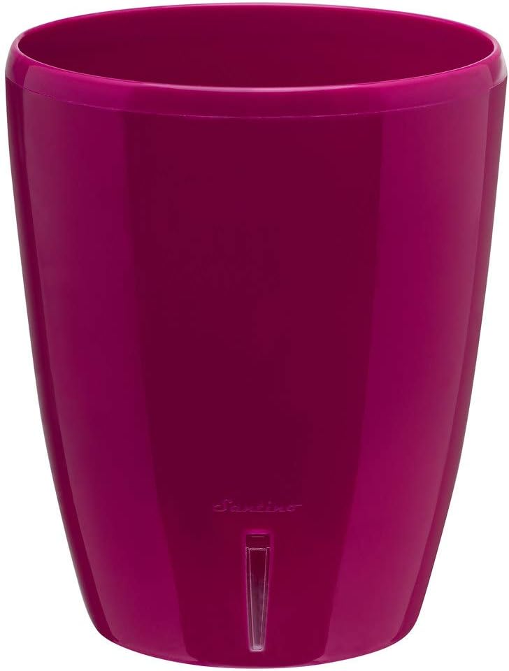 Santino 5.5 Inch ORCHIDEA Self Watering Pots for Orchids in Lilac - Decorative Wicking Planter with w/ Great Aerification, Drainage and Water Level Indicator