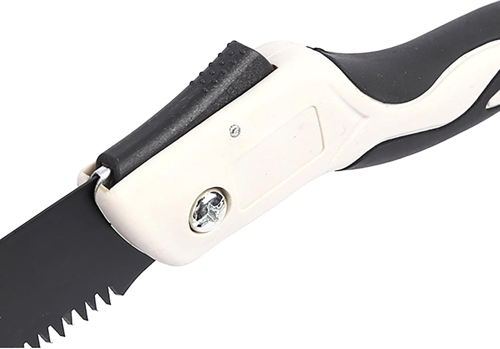 Folding Saw with Rubber Handle, 27.5 Inch Manganese Steel SK-5 Blade Pruning Saw for Hunting, Gardening, Camping and Trimming (blade 31cm)