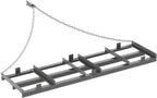 6FT Drag Harrow for ATV, Tractor & UTV, Heavy Duty Tow Behind Driveway Grader with 6FT Chain Link - Landscape Rake for Gravel, Sand, Soil & Hay - Lawn Leveling Tool for Field Yard & Pasture