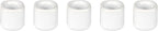 Mega Candles 10 pcs Black White 1/2 Inch Diameter Ceramic Chime Ritual Spell Candle Holders, Great for Casting Chimes, Meditation, Rituals, Spells, Vigil, Witchcraft, Wiccan Supplies