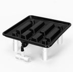 Ez-Pz Runoff Trays 15.5in Garden Flood and Drain Plant Base with PVC Legs and Drain Fitting, Elevated Plant Saucers for Use in Indoor Grow Tents, Greenhouses, and Outdoor Gardens
