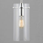 Chrome Pendant Lights Kitchen Island - Large Clear Glass Pendant Light Fixture