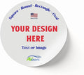 avgrafx Custom Stickers Personalized Labels Waterproof Dishwasher Safe Vinyl 120 2 in, Made USA, Great for Business Packaging Easy Design Your own.