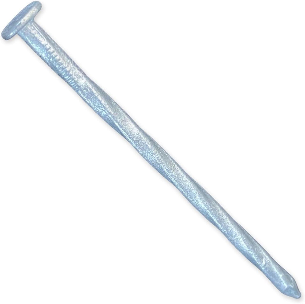 4 in. Galvanized Spiral Landscape Edging Spikes - 7 Gauge Steel (4 inch, 12000, Count)